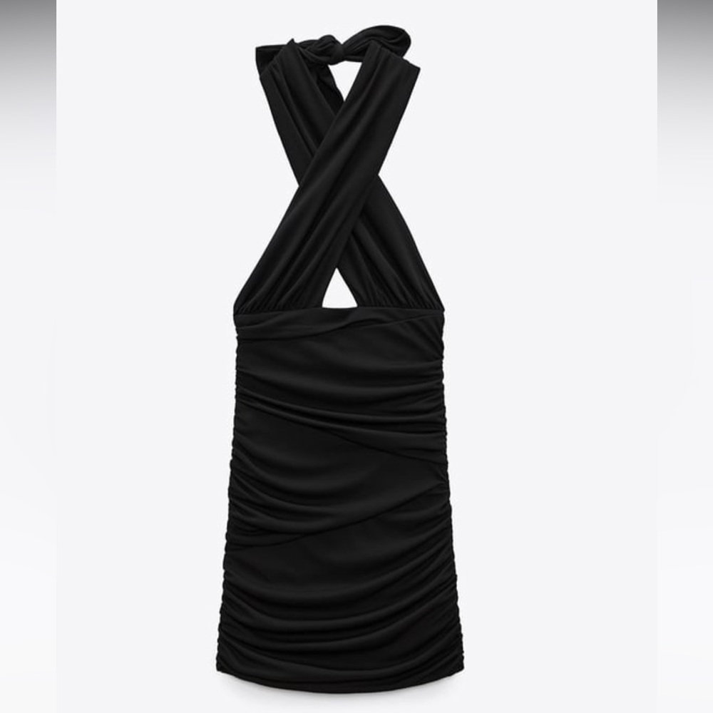 Zara Draped Mini Dress